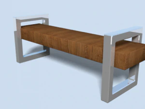 simple banck 3D Model
