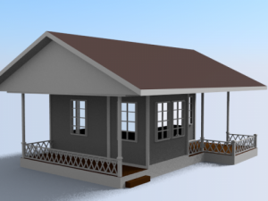 simple house Modelo 3D