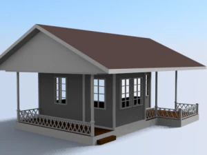 simple house 3D Model