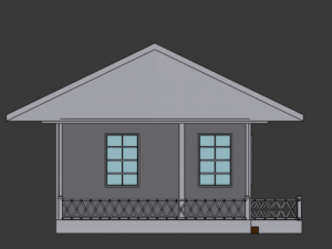 simple house Modelo 3D