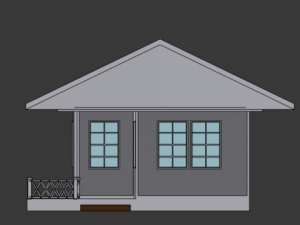 simple house Modelo 3D
