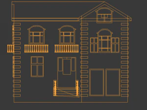 simple house 3D Model