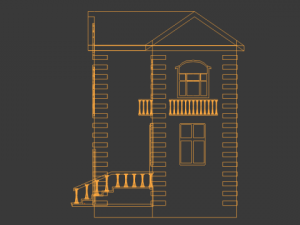 simple house 3D Model