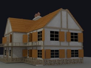 house 3D 模型