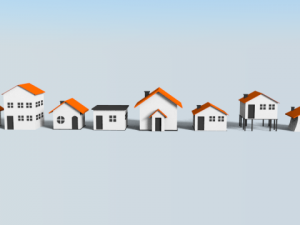 cartoon house 3D-Modell
