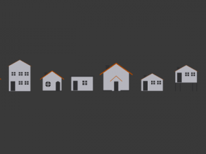 cartoon house 3D-Modell