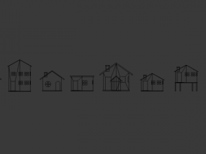 cartoon house 3D-Modell