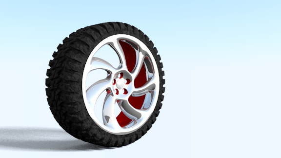 wheel 3D 模型 .c4d .max .obj .3ds .fbx .stl .blend 