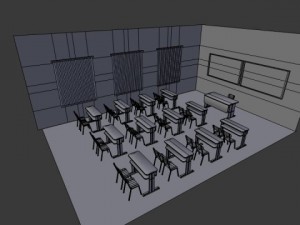 room clas Model 3D