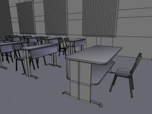 room clas Model 3D