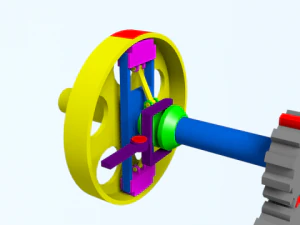 potongan sederhana Model 3D