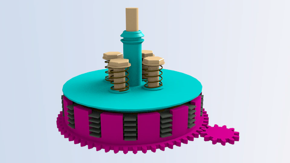 clutch 3D Model .c4d .max .obj .3ds .fbx .stl .blend 
