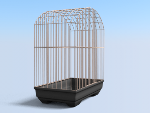 bird cage Modèle 3D