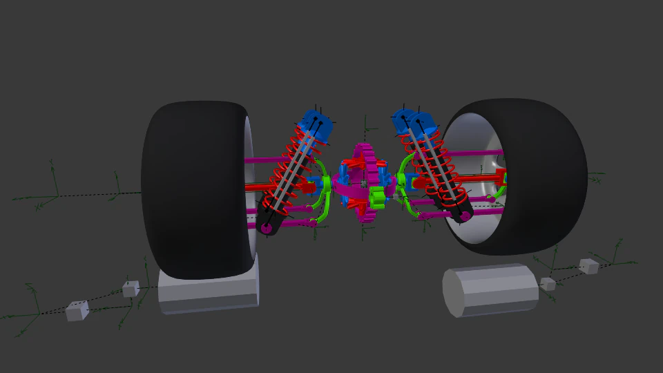 car diferential 3D Model .c4d .max .obj .3ds .fbx .stl .blend 