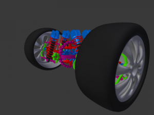 car diferential Model 3D