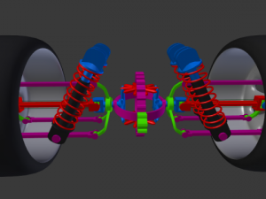 car diferential Model 3D