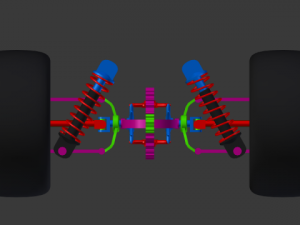 car diferential Model 3D