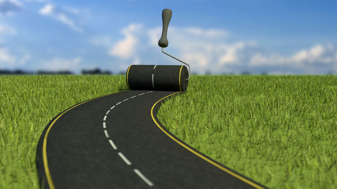 road 3D Model .c4d .max .obj .3ds .fbx .stl .blend 