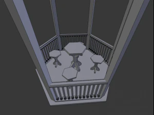 ガゼボ 3Dモデル