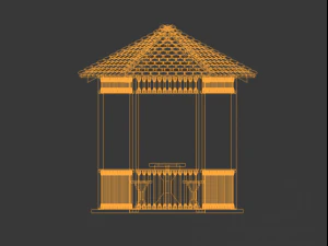 ガゼボ 3Dモデル