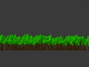 cartoon forest Model 3D