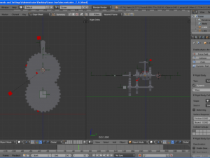 gears box 3D 모델