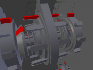 gears box 3D 모델