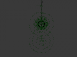 gears box 3D 모델