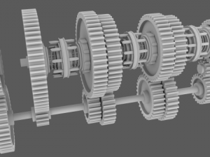 gears box 3D Модель