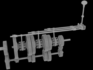 gears box Modello 3D