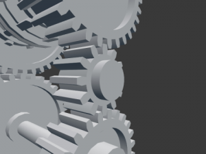 gears box Modello 3D