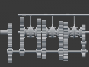 gears box Modello 3D