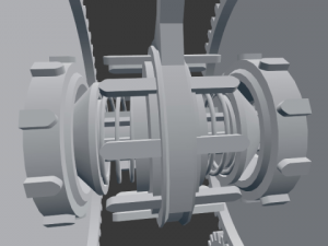 gears box Modello 3D