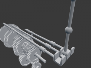gears box Modello 3D