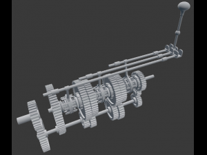 gears box Modello 3D