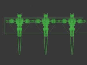 hexapod 3D Model