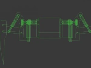 hexapod 3D Model