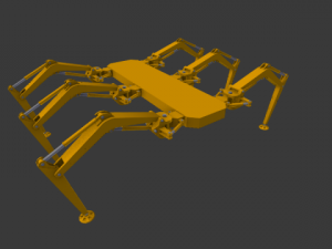 hexapod robot 3D Model