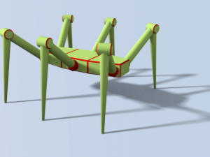 hexapod robot Modelo 3D