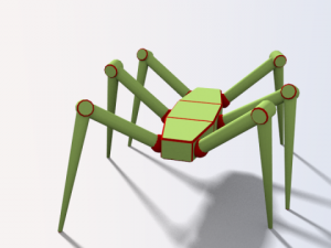 hexapod robot 3D Model