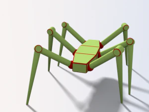 hexapod robot 3D Model