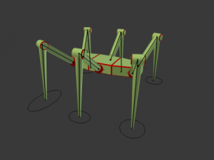 hexapod robot 3D Model