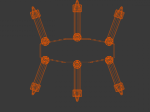 hexapod robot 3D Model