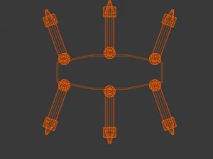 hexapod robot 3D Model