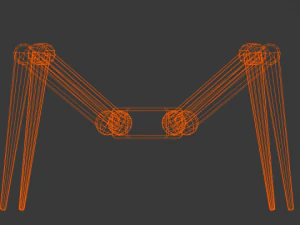 hexapod robot 3D Model
