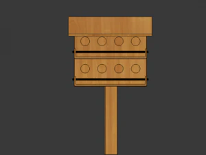 p&aacute;ssaro dom&eacute;stico Modelo 3D