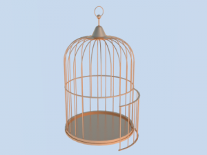 bird cage Modelo 3D