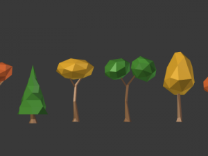 low poly tree Modèle 3D