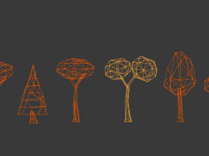 low poly tree 3D Model