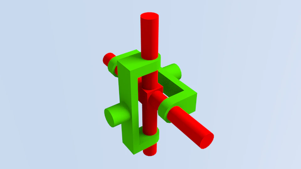 simple mecanizm 3D Model .c4d .max .obj .3ds .fbx .stl .blend 